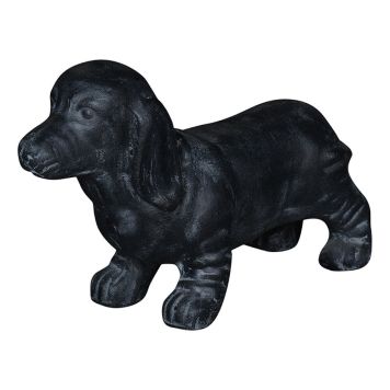 TRÄDGÅRDSFIGUR TAX UFFE 25CM SVART 