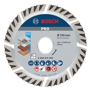 DIAMANTSKIVA BOSCH STD UNIVERSAL125X22,23MM
