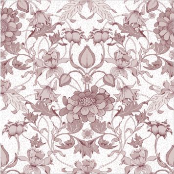 TAPET SECRET GARDEN RÖD