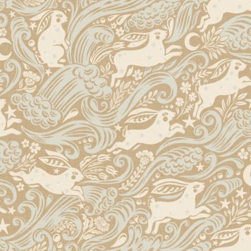 TAPET CELESTIAL SEA RABBIT HALF DROP GUL