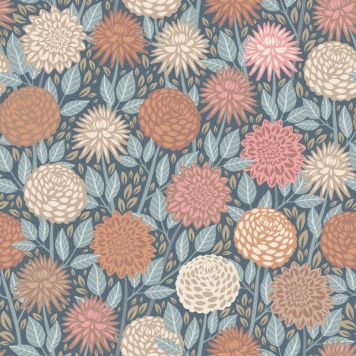 TAPET DAHLIA DREAM FALL GRÅ