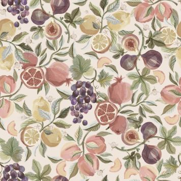 TAPET MEDITERRANEAN FRUIT LIGHT ROSA
