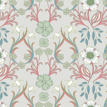 TAPET LAUGHTER AND FORGETTING GRÅ MULTI