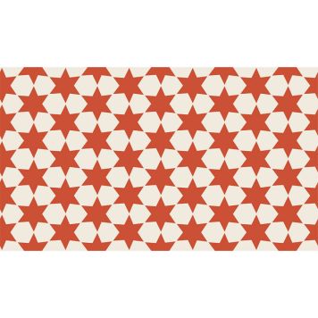 TAPET STJÄRNOR RÖD