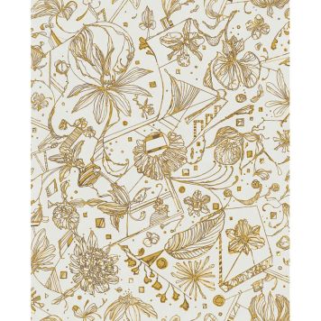 TAPET FLORALIES OCKER