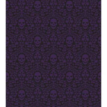 TAPET HAPPY SCULLS LILA