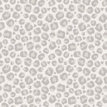 TAPET ANIMAL SNOW GRÅ