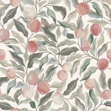 TAPET PAINTERLY PEACHES OFFVIT