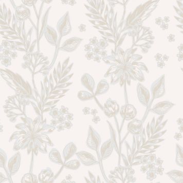 TAPET DOODLE GARDEN OSTRONGRÅ