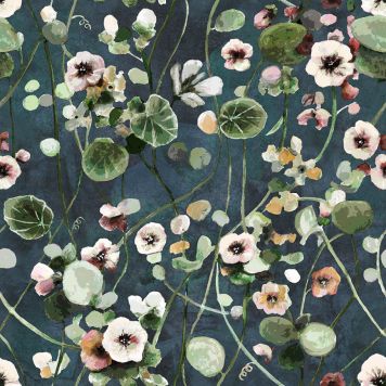 TAPET KRASSE MIDNIGHT BLÅ