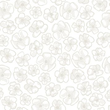 TAPET SMÖRBLOMMA GRÅ