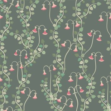 TAPET LINNEA BOREALIS SKOGSGRÖN