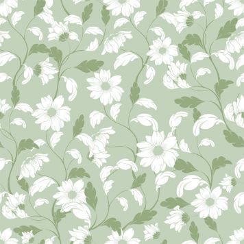 TAPET GLORIA LJUSGRÖN