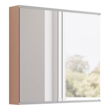 SPEGELSKÅP CAMARGUE ERA KULÖR LED MED ELUTTAG 80CM APRIKOS