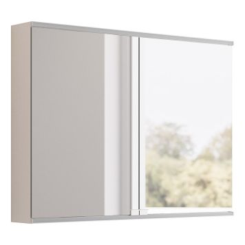 SPEGELSKÅP CAMARGUE ERA KULÖR LED MED ELUTTAG 100CM SAND