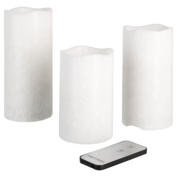 BLOCKLJUS LED INACTIVE 3 ST H:15,12,5,10CM