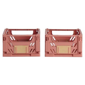 FÖRVARINGSLÅDA INACTIVE  ROSA 2 ST 