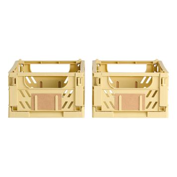 FÖRVARINGSLÅDA DAY GUL 25X16,5X10CM