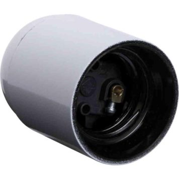 LAMPHÅLLARE GELIA SLÄT E27 VIT