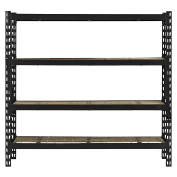 STÅLHYLLA PROBUILDER 4 HYLLOR 800KG SVART