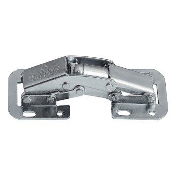 SKÅPGÅNGJÄRN MILLERS SJÄLVSTÄNGANDE 90° NICKEL 2ST/FP