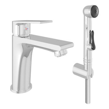 TVÄTTSTÄLLSBLANDARE SVEDBERGS HALDE MED HANDDUSCH KROM