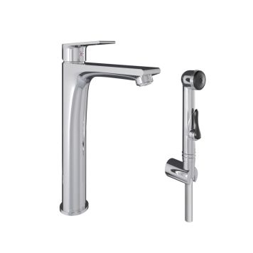 TVÄTTSTÄLLSBLANDARE SVEDBERGS HALDE HÖG MED HANDDUSCH KROM