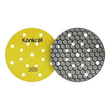 DIAMANTSLIPPAPPER KONKRAL K200 17 HÅL 150MM