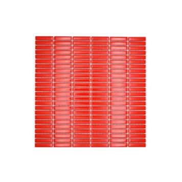 MOSAIK WELSCHEIT BAMBOO RED GLOSSY BLANK 0,09M²/KRT