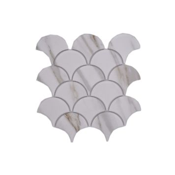 MOSAIK CALACATTA FAN PRIS PER ARK
