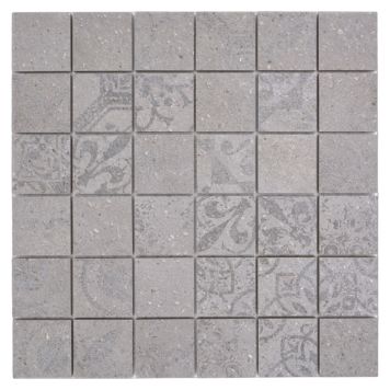 MOSAIK WELSCHEIT BLOX GREY MATT  0,088 M²/KRT