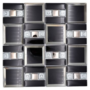 MOSAIK WELSCHEIT DIAMOND MIX BLACK BLANK 0,09M²/KRT
