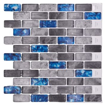 MOSAIK WELSCHEIT IMPROVE MIX GREY/BLUE BLANK 0,084 M²/KRT 