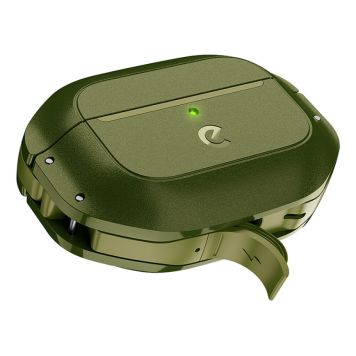 FODRAL TILL AIRPODS PRO2 KEYBUDZ ELEMENT SERIES FOREST GREEN
