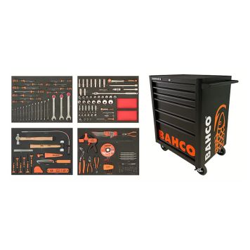 VERKTYGSVAGN BAHCO 1470K6BKFFSDN 6 LÅDOR 197-DELAR