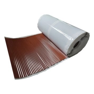 SKORSTENSTÄTNING ALUMINIUM 300X5000MM TEGELRÖD