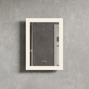 SPEGEL SOLID CAST LA-50 MED BLUETOOTH HÖGTALARE 50 CM