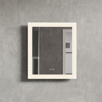 SPEGEL SOLID CAST LA-60 MED BLUETOOTH HÖGTALARE 60 CM