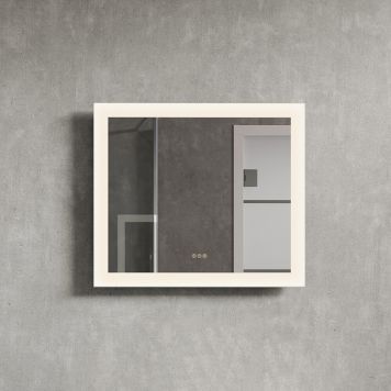 SPEGEL SOLID CAST LA-80 MED BLUETOOTH HÖGTALARE 80 CM