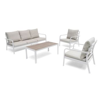 SOFFGRUPP HILLERSTORP HÅNGER ALUMINIUM VIT