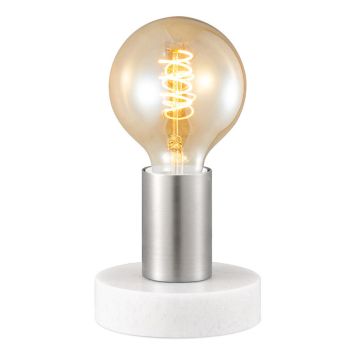 BORDSLAMPA HOME SWEET HOME STEN MARMOR SILVER