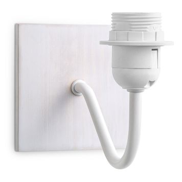 VÄGGLAMPA HOME SWEET HOME BEACH E27 VIT