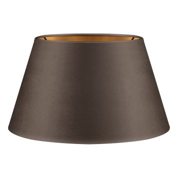 LAMPSKÄRM HOME SWEET HOME SAMMET 30CM GRÅ/GULD