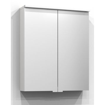 SPEGELSKÅP SVEDBERGS BLOC LED U-BELYSNING UTTAG VIT 60CM