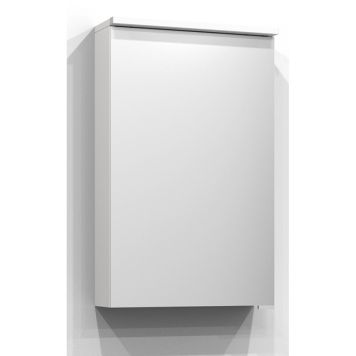 SPEGELSKÅP SVEDBERGS BLOC LED U-BELYSNING UTTAG VIT 45CM