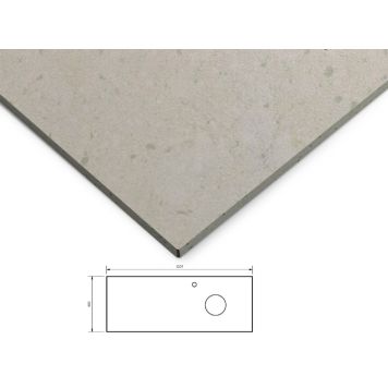 BÄNKSKIVA SVEDBERGS KVARTS HÖGER 160X46CM