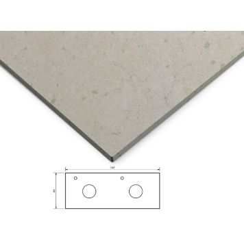 BÄNKSKIVA SVEDBERGS KVARTS DUBBEL 160X46CM