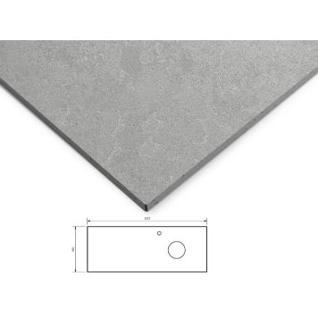 BÄNKSKIVA SVEDBERGS GLIMMER HÖGER 120X45CM