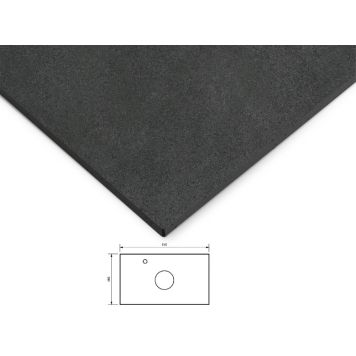 BÄNKSKIVA SVEDBERGS SKIFFER CENTER 80X45CM