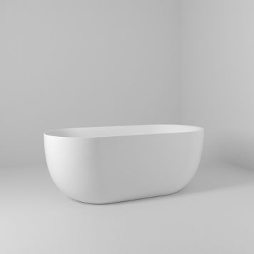 BADKAR SVEDBERGS VAULEN FRISTÅENDE 160CM VIT MATT